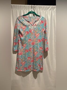 Lilly Pulitzer Jelly Fish Print Mini Dress or Beach Cover up